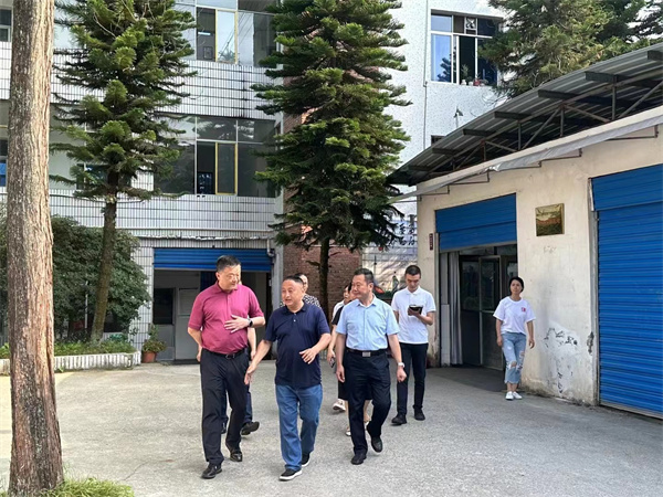 7月12日下午，萬州區委副書記、渝yu東dong開kai發fa區qu黨dang工gong委wei書shu記ji李li慶qing，渝yu東dong開kai發fa區qu張zhang勁jin鬆song主zhu任ren，闕que俊jun傑jie副fu主zhu任ren一yi行xing調tiao研yan伴ban神shen釀niang造zao。李li書shu記ji強qiang調tiao借jie助zhu重zhong慶qing市shi政zheng府fu對dui重zhong慶qing小xiao麵mian產chan業ye的de扶fu持chi政zheng策ce，做zuo大da做zuo強qiang伴ban神shen釀niang造zao！並期待公司年產5 0 0 0噸調味品生產線盡快投產！