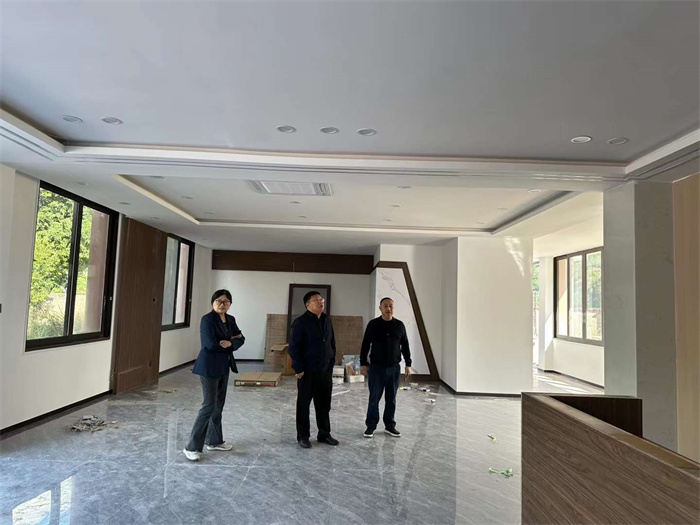 天城街道黨工委副書記李文一行檢查伴神釀造黨建工作，並對公司新廠陣地建設作出指導意見！